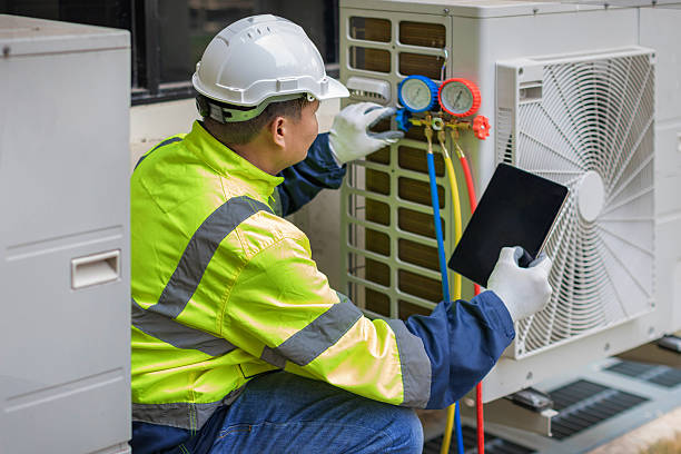 Professional Ac Installation technician working in Franklinville, NC